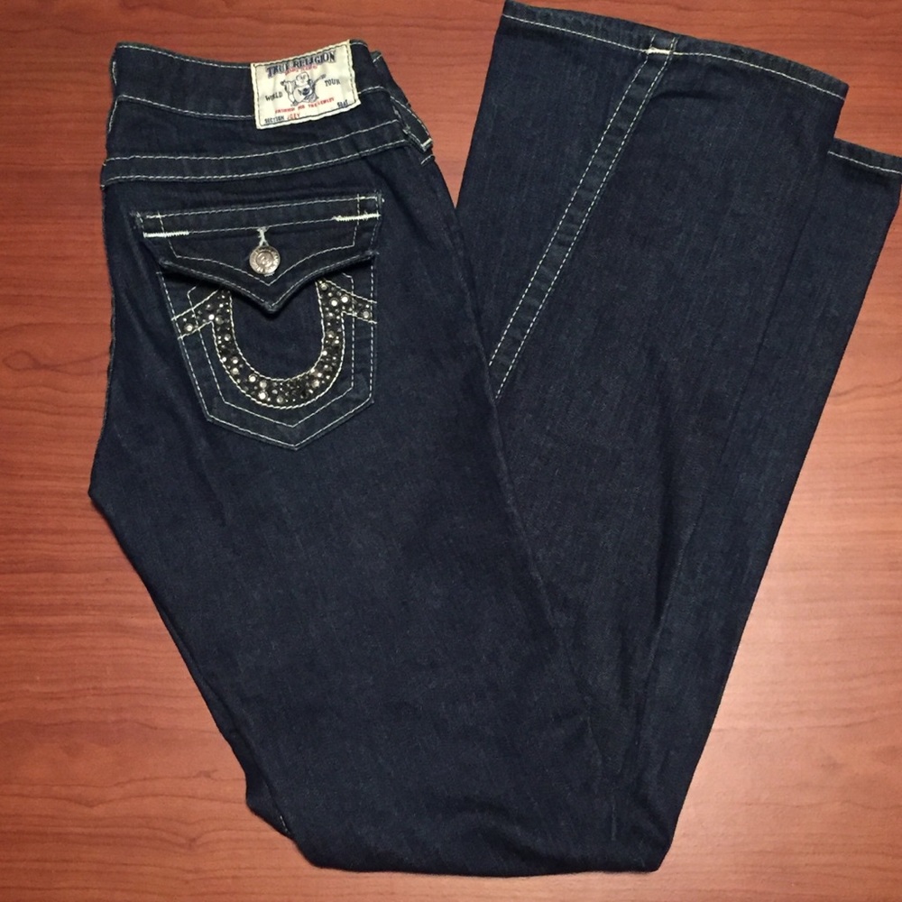 True Religion Jeans w/ Rhinestones